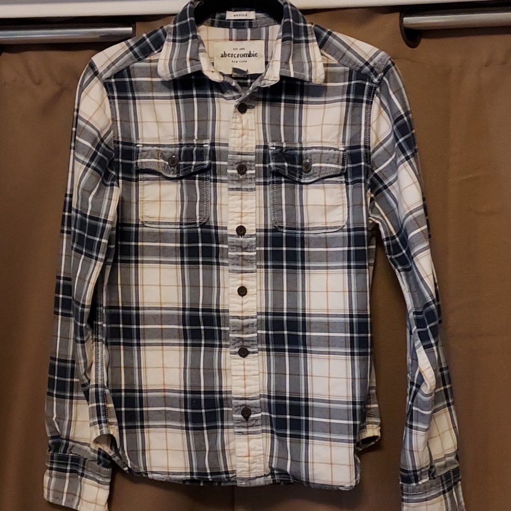 Abercrombie boys button down size L